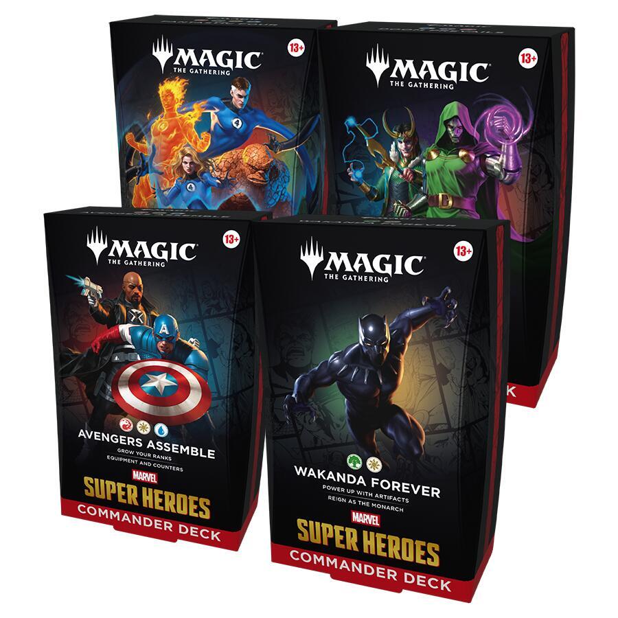 Magic: The Gathering | Marvel Super Heroes Commander Deck Case (Set of 4) (Preorder)